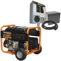 Generac GP7500E - 7500 Watt Electric Start Portable Generator w/ Power Transfer Kit