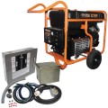 Generac GP17500E - 17,500 Watt Electric Start Portable Generator w/ Power Transfer Kit